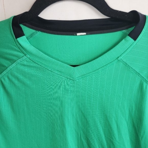 Lululemon Men’s Athletic Focus V Performance Short Sleeve T-Shirt Green Medium - Picture 5 of 7